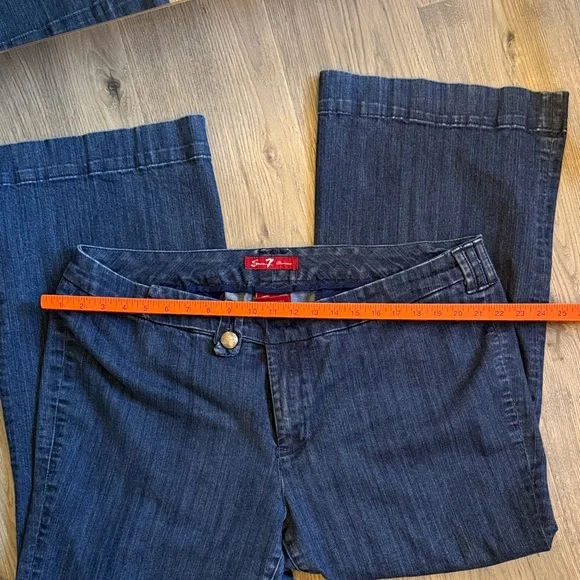 Seven7 Dark Blue Boot Cut Women's Jeans - Picture 5 of 13